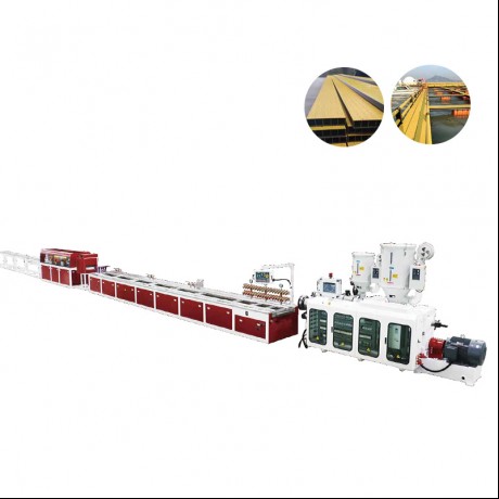 Laina Hoʻokuʻu ʻia ʻo PP/PE Deck Board Extrusion Line